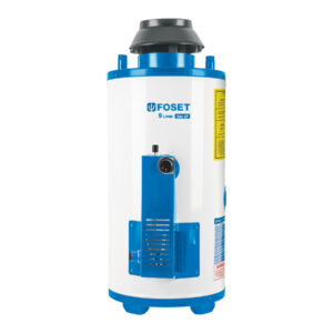 Calentador de paso, rápida recup, 9L, 2 serv, gas nat, Foset