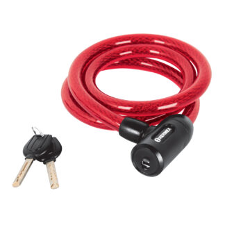 Candado de cable con combinación, 10 mm X 1.20 m, Hermex