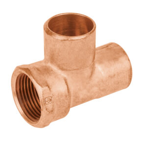 Tee de cobre rosca lateral 3/4′, Foset