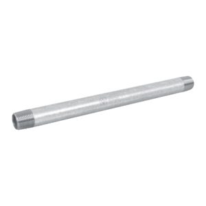 Niple de acero galvanizado 1/2 x 10′, Foset