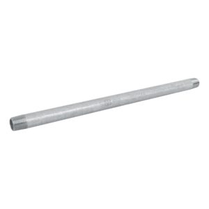 Niple de acero galvanizado 1/2 x 15′, Foset
