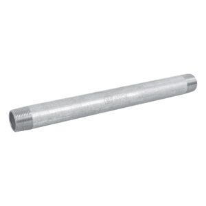 Niple de acero galvanizado 3/4 x 10′, Foset