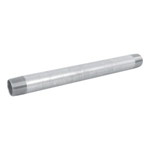Niple de acero galvanizado 1 x 12′, Foset