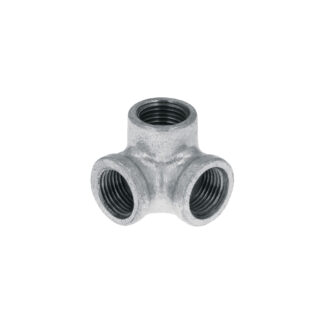 Codo rincón acero galvanizado de 1/2', Foset