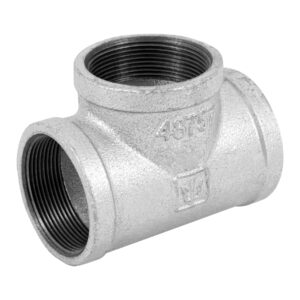 Tee sencilla 2′ acero galvanizado, Foset