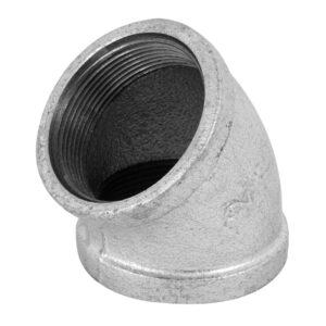 Codo 45° acero galvanizado de 2′, Foset