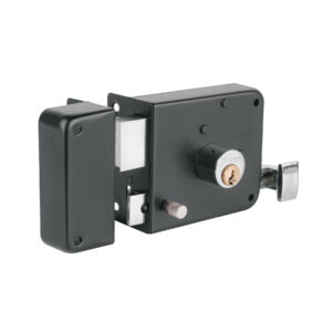 Cerradura sobreponer izq instala-fácil, tradicional, negro