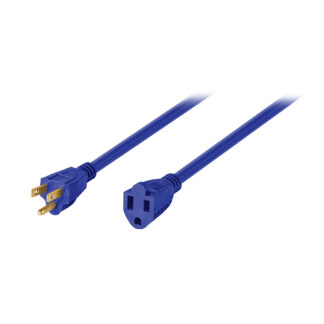 Extensión de uso rudo aterrizada 4 m 3x16 AWG, Volteck