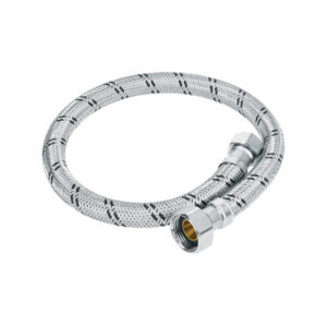Manguera para boiler, acero inox, 1/2’x3/4′, 60 cm, Foset