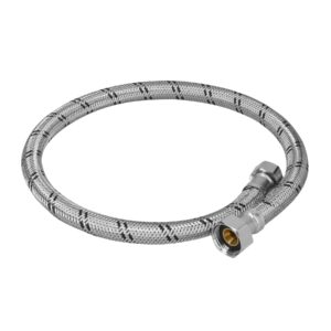 Manguera para boiler, acero inox, 1/2’x3/4′, 80 cm, Foset