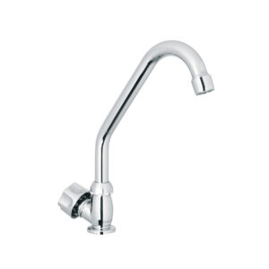 Llave individual para fregadero, ABS, cuello corto, Basic