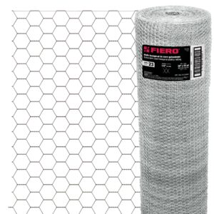 Rollo de malla hexagonal 45m x 1.5m calibre 22 abertura 25mm
