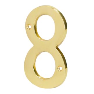 Número 8 de latón sólido 4', Hermex