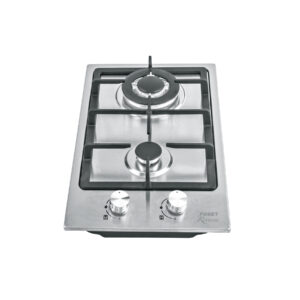 Parrilla gas empotrable 30cm, 2 quem, acero inox, Riviera