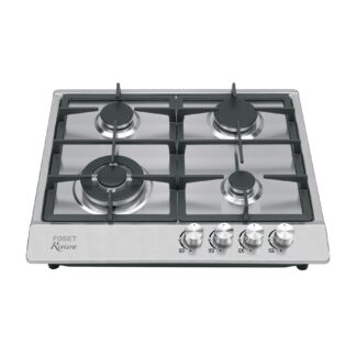 Parrilla gas empotrable 60cm, 4 quem, acero inox, Riviera