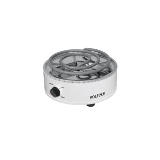 Parrilla eléctrica redonda 1 quemador espiral negra, Volteck
