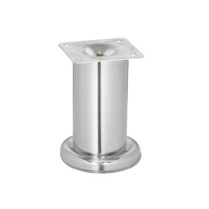 Pata para sofa y mueble, cromo, 100 mm altura, Hermex