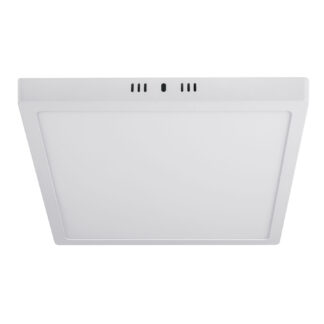 Luminario LED cuadrado tipo plafón 24 W, blanco, luz de día