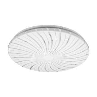 Luminario LED 18 W tipo plafón decorativo luz cálida