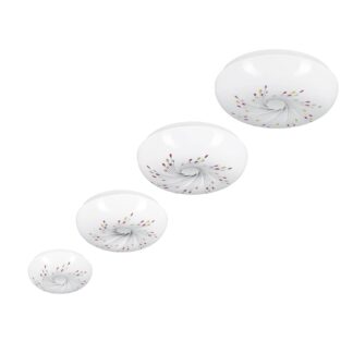 Luminario LED 15 W plafón decorativo cuadros luz día
