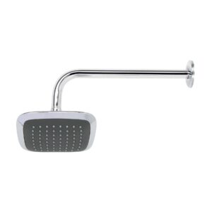 Regadera cuadrada plato ancho 6′ brazo inox a muro, Aero