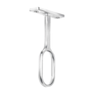 Soporte central para tubo ovalado de clóset, Hermex