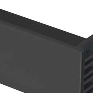 Tapón ciego, 1 módulo, línea Española, color negro, Volteck