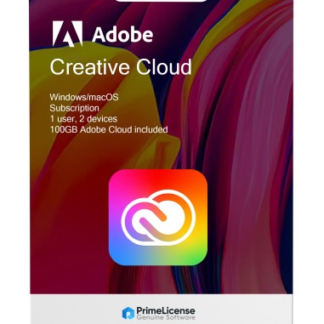 Adobe Creative Cloud - All Apps - Version 1 Año