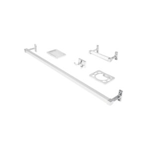 Juego de 5 accesorios para baño metálicos, Foset Basic