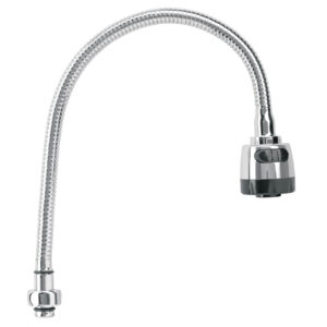 Cuello flexible para mezcladora de fregadero, cromo, Aqua