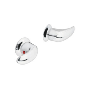 Juego de manerales de palanca para regadera, cromo, Aqua