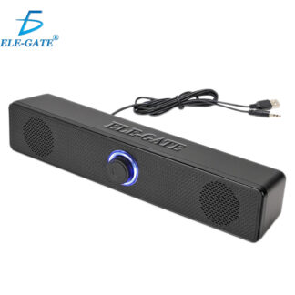 Barra de Sonido y Altavoz Bluetooth – Portátil, Alimentado por USB, Ideal para Gaming o Teatro en Casa