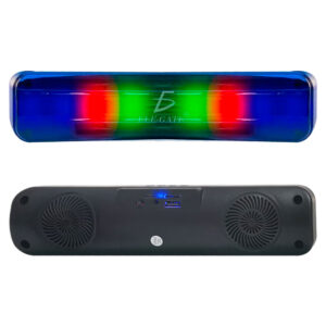 Bocina Bluetooth Recargable Barra De Luces Led Rgbw Inteligente