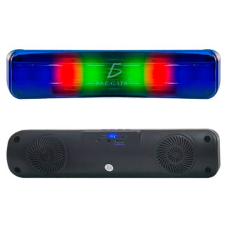 Bocina Bluetooth Recargable Barra De Luces Led Rgbw Inteligente