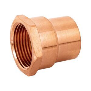 Conector de cobre, rosca interior 1′, Foset