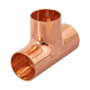 Tee sencilla de cobre 1/2′, Foset