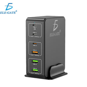 Cargador Rápido de Escritorio de 6 Puertos de 120W