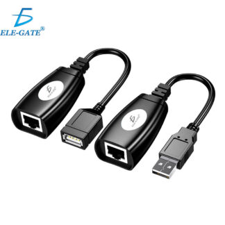 Extencion Por Cabe Usb A Ethernet Rj45 Adaptador Convertidor