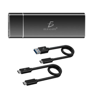 Case Para Ssd M.2 Protocolo Nvme Con Cables Tipo C & Usb 3.0