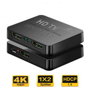 Splitter Hdmi 1×2 Divisor De Señal 2k 4k 3d Conecta 2 Tv