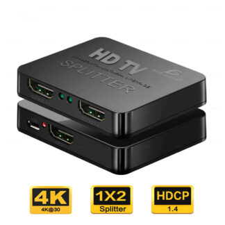 Splitter Hdmi 1×2 Divisor De Señal 2k 4k 3d Conecta 2 Tv