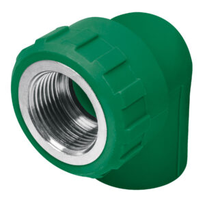 Codo 90° PPR, 1/2′, rosca hembra con inserto metálico, Foset