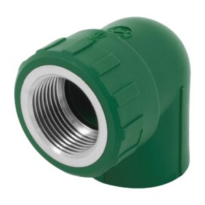 Codo 90° PPR, 1′, rosca hembra con inserto metálico, Foset