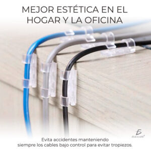 Ganchos De Cable Hebillas Para Red Y Óptica 20 Piezas
