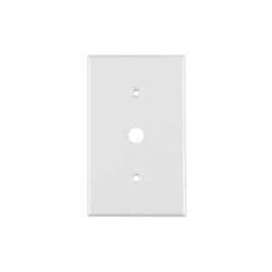 Placa de ABS para atenuador, Standard, blanco, Volteck