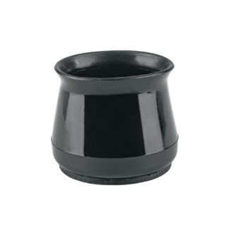 Caja con 24 protectores para patas de silla, negro