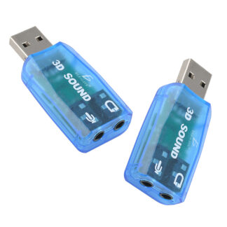 Tarjeta De Sonido Usb Audio 5.1 Canales Pc Laptop Digital 3d