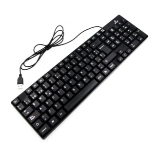 Teclado Usb alámbrico Slim Para Pc o Laptop