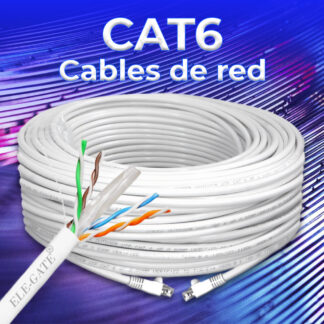 305 Metros Cable Utp POE Cat 6 Blanco RJ-45 Cca Premium