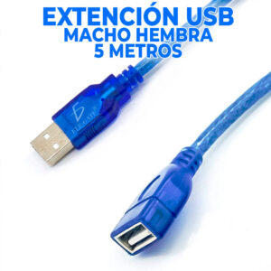 Cable Extension Usb Macho Hembra 5 Metro